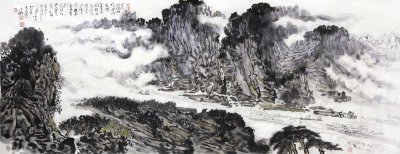 峡江风云2017年 70cm×179cm
